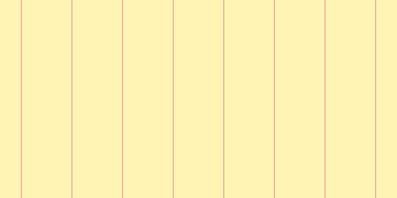 #ffeb6a (50%), #eba393 vertical lines, two pixels wide, one hundred pixels apart