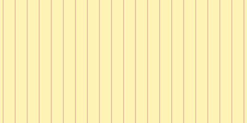 #ffeb6a (50%), #eba393 vertical lines, two pixels wide, thirty-seven pixels apart