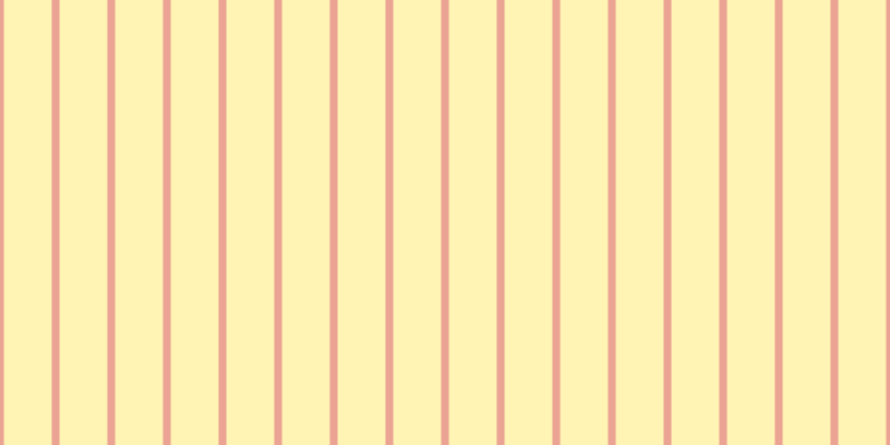 #ffeb6a (50%), #eba393 vertical lines, seven pixels wide, forty-three pixels apart