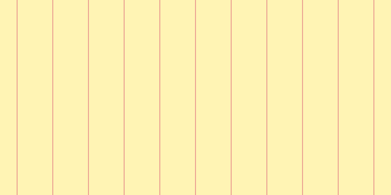 #ffeb6a (50%), #eba393 vertical lines, two pixels wide, seventy-one pixels apart