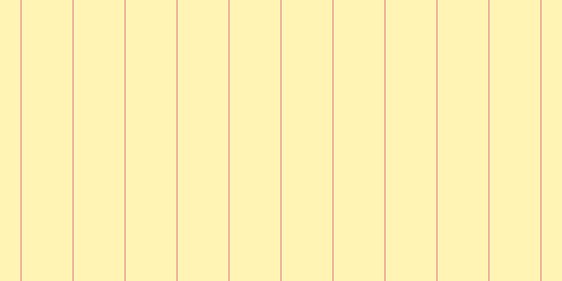 #ffeb6a (50%), #eba393 vertical lines, two pixels wide, seventy-two pixels apart