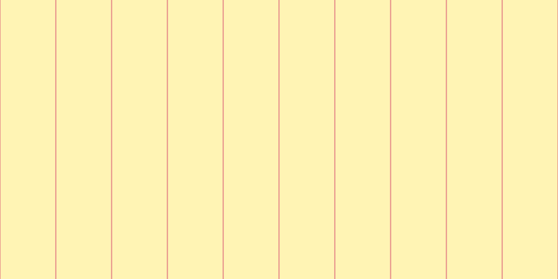 #ffeb6a (50%), #eba393 vertical lines, two pixels wide, seventy-eight pixels apart