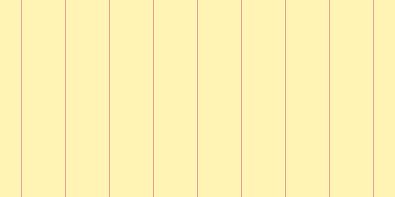 #ffeb6a (50%), #eba393 vertical lines, two pixels wide, eighty-seven pixels apart