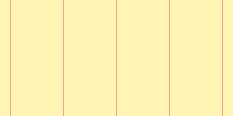 #ffeb6a (50%), #eba393 vertical lines, two pixels wide, eighty-nine pixels apart