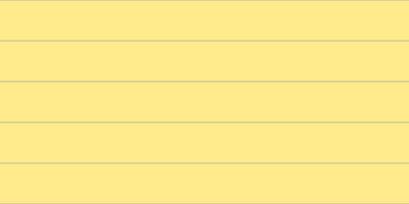#ffeb8b, #dbd393 horizontal lines, four pixels wide, seventy-six pixels apart