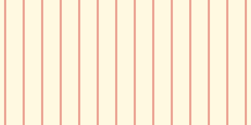 #ffeb8b (25%), #eba393 vertical lines, seven pixels wide, fifty-two pixels apart