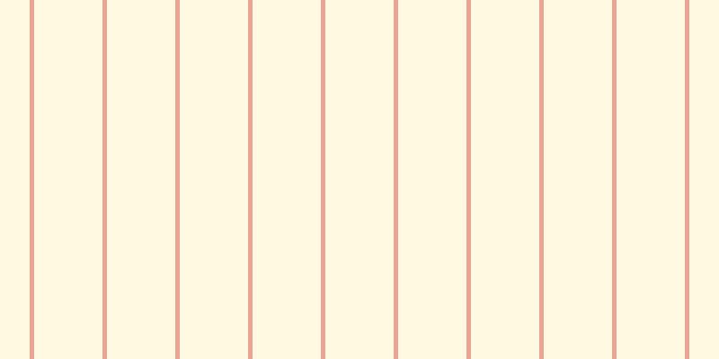 #ffeb8b (25%), #eba393 vertical lines, five pixels wide, seventy-six pixels apart
