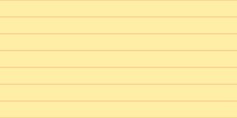 #ffeb8b (75%), #fcd393 horizontal lines, five pixels wide, fifty-two pixels apart