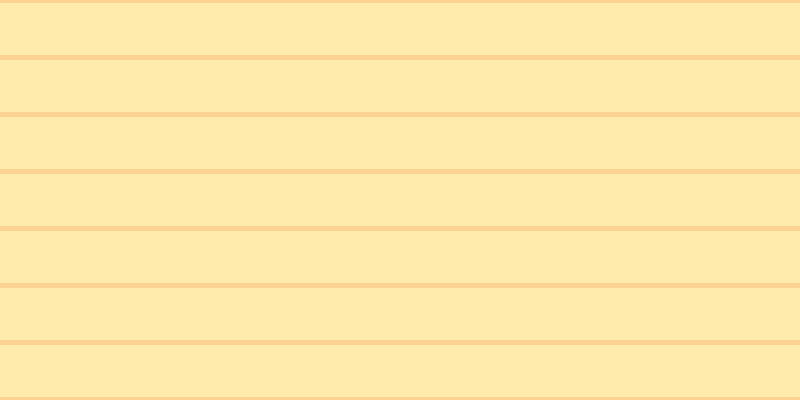 #ffebac, #fcd393 horizontal lines, five pixels wide, fifty-two pixels apart
