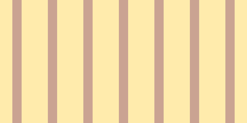 #ffebac, #caa393 vertical lines, thirty pixels wide, eighty-five pixels apart