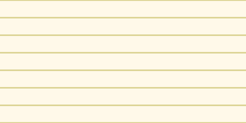 #ffebac (25%), #dbd393 horizontal lines, five pixels wide, fifty-two pixels apart