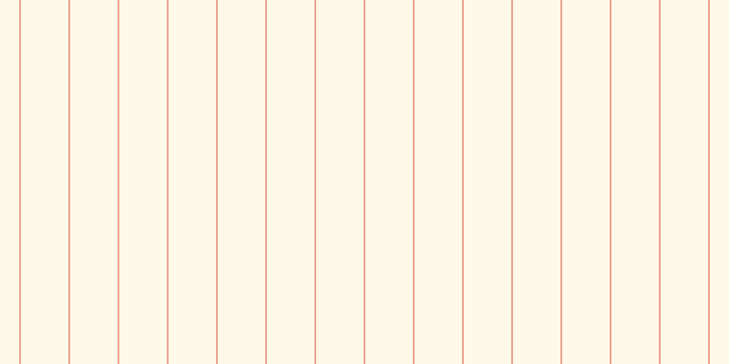 #ffebac (25%), #eba393 vertical lines, two pixels wide, fifty-two pixels apart
