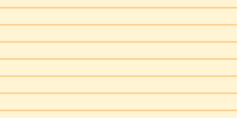 #ffebac (50%), #fcd393 horizontal lines, six pixels wide, fifty-two pixels apart
