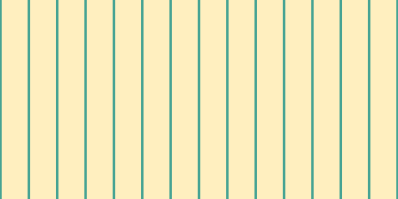 #ffebac (75%), #46a393 vertical lines, five pixels wide, fifty-two pixels apart