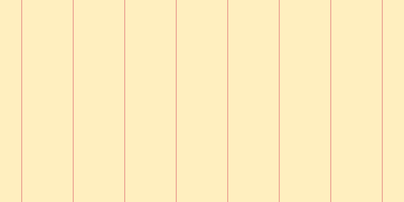 #ffebac (75%), #eba393 vertical lines, two pixels wide, one hundred pixels apart