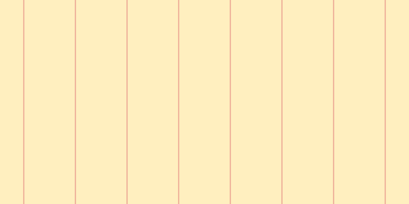 #ffebac (75%), #eba393 vertical lines, two pixels wide, ninety-nine pixels apart