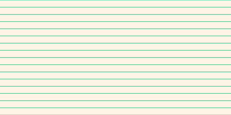Blanched almond (50%), #36d393 horizontal lines, two pixels wide, twenty-three pixels apart