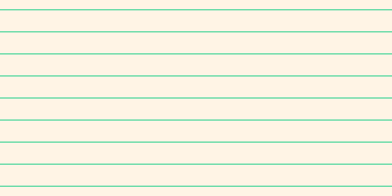 Blanched almond (50%), #36d393 horizontal lines, two pixels wide, forty-three pixels apart