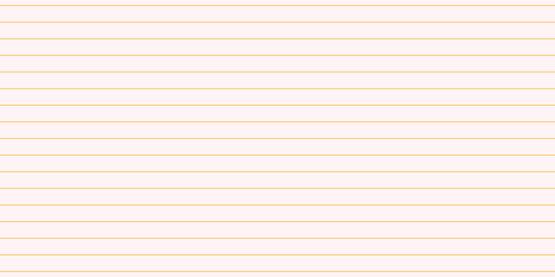 #ffebee (50%), #fcd393 horizontal lines, two pixels wide, twenty-two pixels apart