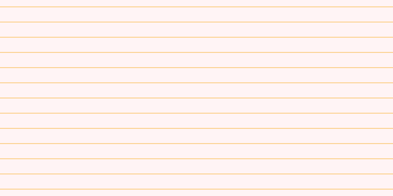 #ffebee (50%), #fcd393 horizontal lines, two pixels wide, twenty-nine pixels apart