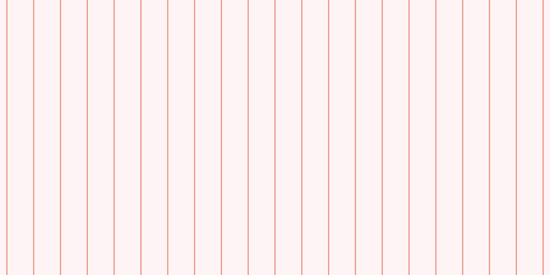 #ffebee (50%), #eba393 vertical lines, two pixels wide, thirty-seven pixels apart