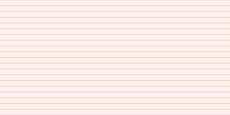 #ffebee (75%), #dbd393 horizontal lines, two pixels wide, eighteen pixels apart