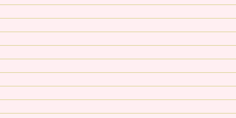 #ffebee (75%), #dbd393 horizontal lines, two pixels wide, forty-four pixels apart