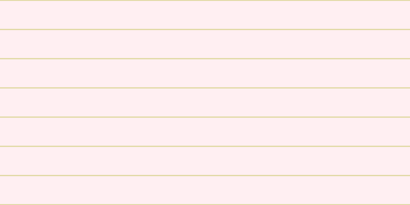 #ffebee (75%), #dbd393 horizontal lines, two pixels wide, fifty-five pixels apart