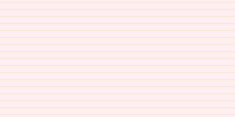#ffebee (75%), #fcd393 horizontal lines, one pixels wide, twenty-three pixels apart