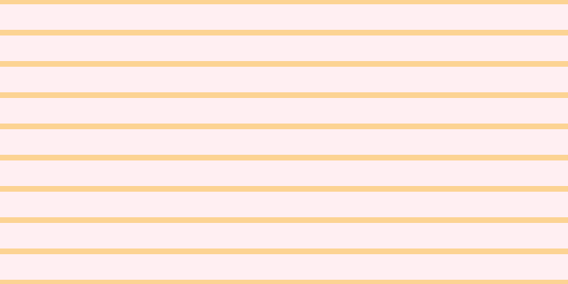 #ffebee (75%), #fcd393 horizontal lines, eight pixels wide, thirty-six pixels apart