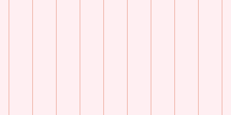 #ffebee (75%), #eba393 vertical lines, two pixels wide, eighty pixels apart
