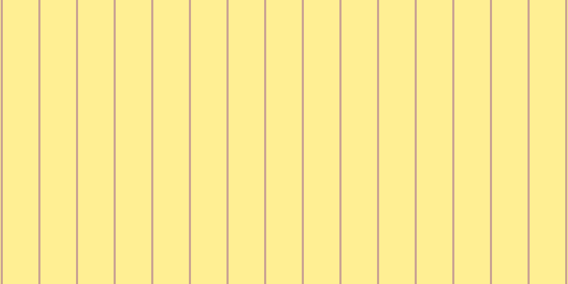 #ffef93, #caa393 vertical lines, three pixels wide, fifty pixels apart