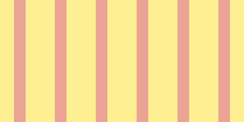 #ffef93, #eba393 vertical lines, thirty-eight pixels wide, ninety-six pixels apart
