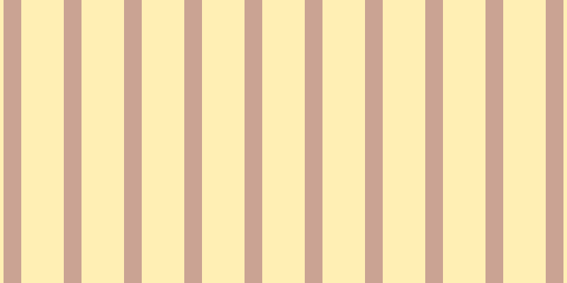 #ffefb4, #caa393 vertical lines, twenty-five pixels wide, sixty pixels apart