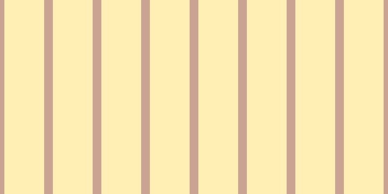 #ffefb4, #caa393 vertical lines, eighteen pixels wide, eighty-two pixels apart
