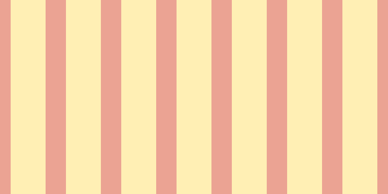 #ffefb4, #eba393 vertical lines, forty-two pixels wide, seventy-two pixels apart