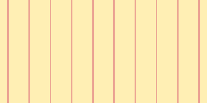#ffefb4, #eba393 vertical lines, six pixels wide, seventy-six pixels apart