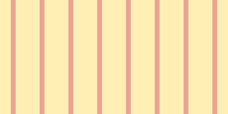 #ffefb4, #eba393 vertical lines, seventeen pixels wide, eighty-four pixels apart