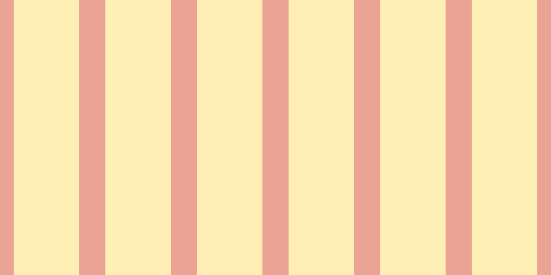 #ffefb4, #eba393 vertical lines, thirty-eight pixels wide, ninety-five pixels apart