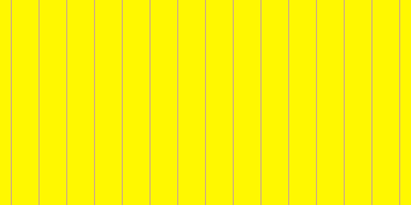 #fff800, #caa393 vertical lines, two pixels wide, fifty-two pixels apart