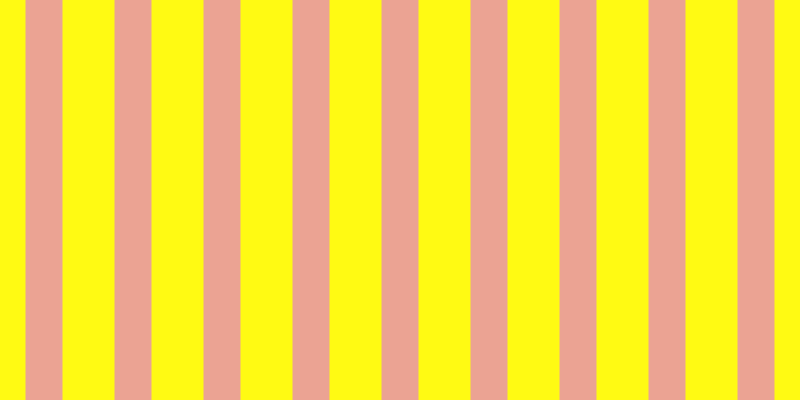 #fffa13, #eba393 vertical lines, thirty-seven pixels wide, fifty-two pixels apart