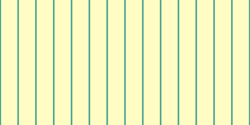 #fffa13 (25%), #46a393 vertical lines, five pixels wide, fifty-two pixels apart