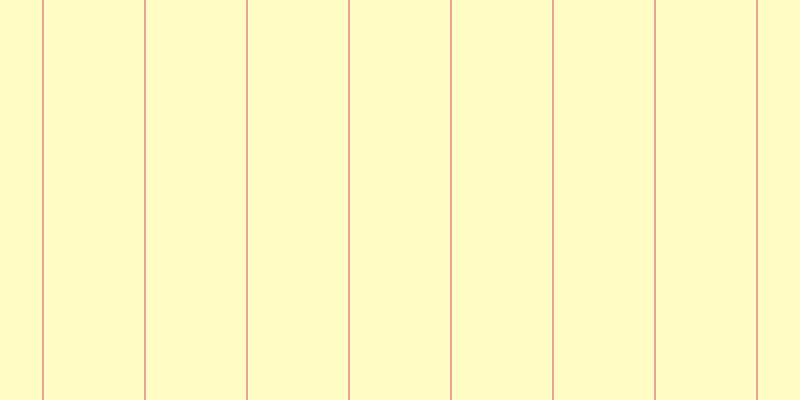 #fffa13 (25%), #eba393 vertical lines, two pixels wide, one hundred pixels apart