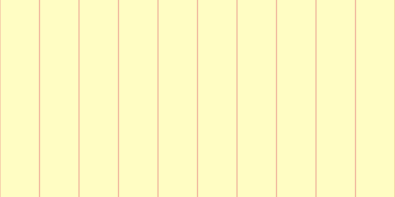 #fffa13 (25%), #eba393 vertical lines, two pixels wide, seventy-eight pixels apart