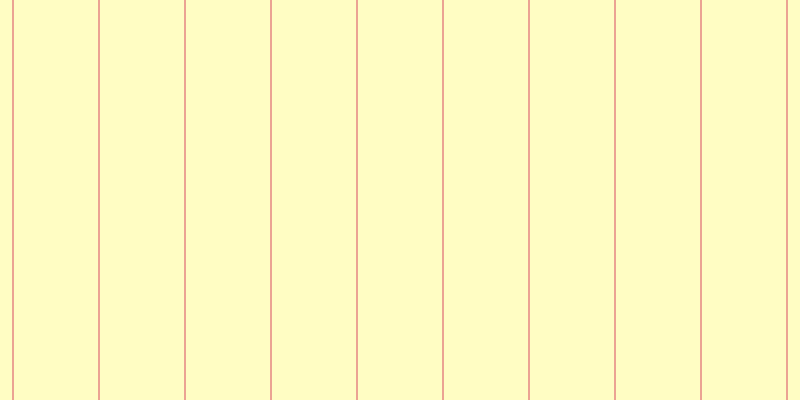 #fffa13 (25%), #eba393 vertical lines, two pixels wide, eighty-four pixels apart