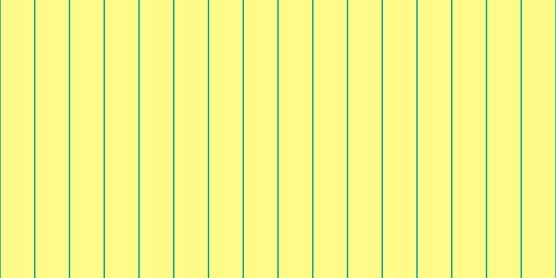 #fffa13 (50%), #04a393 vertical lines, two pixels wide, forty-eight pixels apart