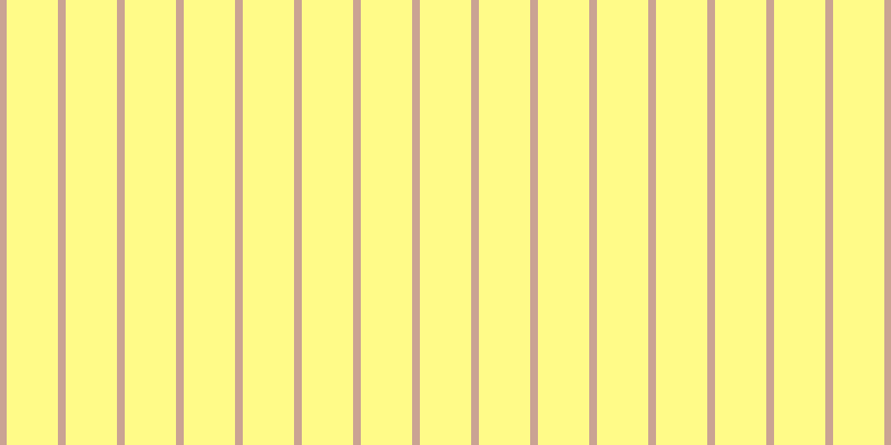 #fffa13 (50%), #caa393 vertical lines, seven pixels wide, forty-six pixels apart