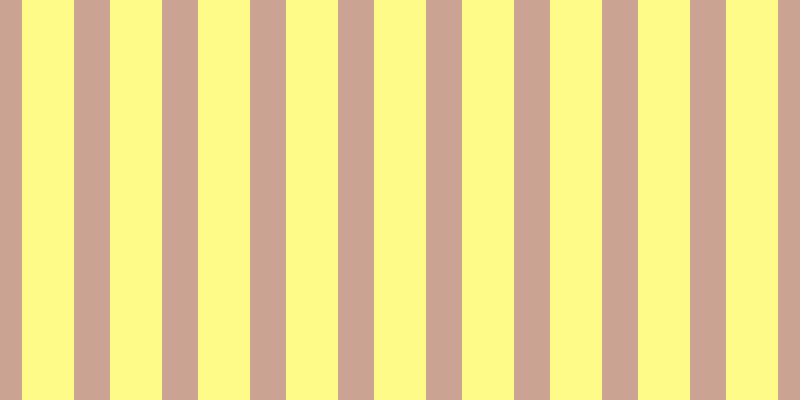 #fffa13 (50%), #caa393 vertical lines, thirty-six pixels wide, fifty-two pixels apart