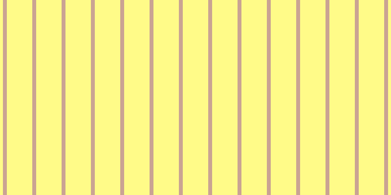 #fffa13 (50%), #caa393 vertical lines, eight pixels wide, fifty-two pixels apart