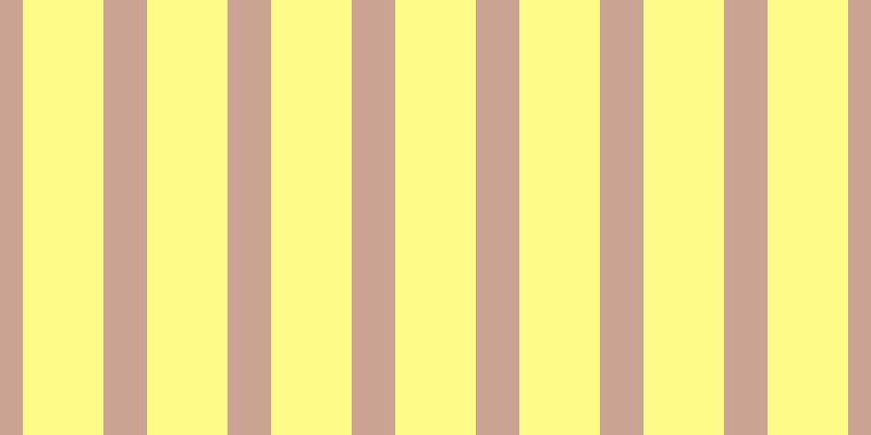 #fffa13 (50%), #caa393 vertical lines, forty pixels wide, seventy-four pixels apart